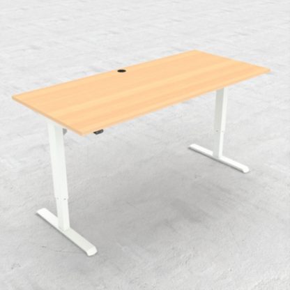 Billede af Billigt Conset hæve sænkebord, hvis du bare skal bruge lidt arbejdsplads. Bordet fra Conset fås i flere størrelser, og trods den lave pris er det et rigtig godt bord.