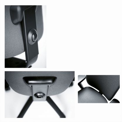 Billede af Kontorstol Savo Eos, Ergonomisk stol med eller uden armlæn, og lav eller høj ryg. Fuldpolstret kontorstol med mange indstillings muligheder.