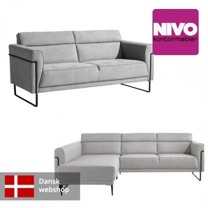 Billede af Fiskardo sofaer, som er prisøkonomiske, flotte og med god sidde komfort. Ryg og sæde består af fyld af HR skum i høj kvalitet, som giver optimal støtte. Sofaerne fås i 4 modeller.